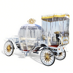 Charrette électrique OEM Cendrillon, chariot décoratif sans chevaux avec éclairage LED pour événements en lieux touristiques - Product Image 2