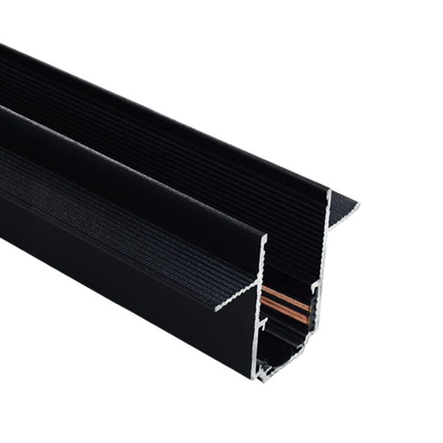 1m 1.5m 2m Modern LED Home Commercial Gallery Showroom Magnetic Aluminum Recessed Track Light System 5000K Daylight High CRI 90
