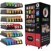 Máquina Expendedora de Bebidas y Snacks ZhongDa para Hospitales Pequeños, Sistema de Refrigeración por Compresor, Cumple con ADA, Pago NFC, SDK, Inventario