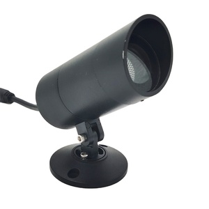 Dmxprojecteur paysage extérieur étanche <span class=keywords><strong>IP65</strong></span> aluminium noir cob10 w <span class=keywords><strong>Spot</strong></span> lampe piédestal jardin <span class=keywords><strong>Spot</strong></span> pic lumière chaude arbre lumières - Product Image 1