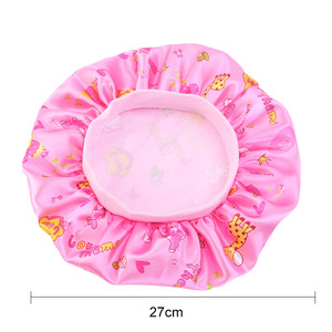 2-6 Năm Trẻ Em Nắp ca-pô Đầy Màu Sắc Dễ Thương Polyester Satin Ban Nhạc Đàn Hồi Ngủ Bonnets Cho Bé Cho Thể Thao Kinh Doanh Câu Cá - Product Image 6