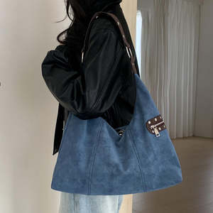 Sac à main en daim pour femme, décontracté, de haute qualité, avec logo personnalisé - Product Image 3