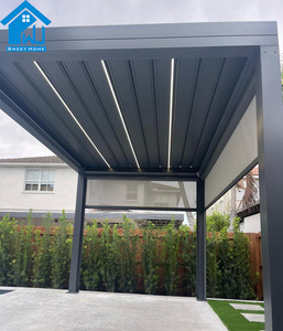 Abri de jardin <span class=keywords><strong>extérieur</strong></span> avec auvent imperméable et <span class=keywords><strong>moustiquaire</strong></span> pour les barbecues et les fêtes dans la cour - Product Image 5
