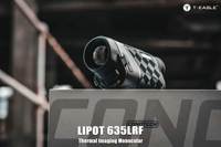 Monoculaire thermique Conotech Lipot 635LRF avec mise au point IA, zoom 2-16X, résolution 640x512, imagerie thermique légère pour la chasse