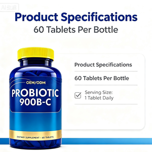 Compresse <span class=keywords><strong>di</strong></span> Integratori Probiotici OEM Contenenti <span class=keywords><strong>Lattasi</strong></span> e Prebiotici |   Integratore Alimentare |   Servizi <span class=keywords><strong>di</strong></span> Etichettatura Privata Disponibili - Product Image 2
