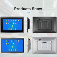 PC industriel tout-en-un avec écran tactile capacitif de 10,1 pouces, style encastré, Android RK3568 A64 RK3288 RK3399 RK3588, cadre de 3 mm