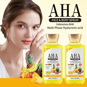 Marque privée Alpha Arbutine Sérum <span class=keywords><strong>Anti</strong></span>-Taches Acide Kojique AHA Formule Liquide Sérum Visage et Corps Éclaircissant Blanchiment 300ml - Product Image 3