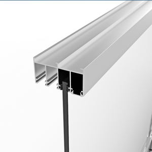 Nouveau design de <span class=keywords><strong>porte</strong></span> <span class=keywords><strong>coulissante</strong></span> étanche sans cadre pour pergola, système de quincaillerie de <span class=keywords><strong>porte</strong></span> <span class=keywords><strong>coulissante</strong></span> en verre trempé à fermeture souple - Product Image 5