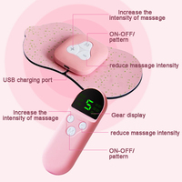Mini masseur, patch de massage, vibration électrique, stimulateur à micro-courant, télécommande sans fil, produit de beauté pour les personnes fatiguées