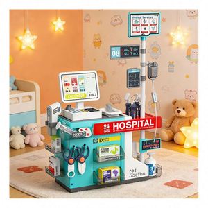 Kit de docteur interactif pour enfants, outils médicaux, jeu d'imitation, hôpital, dentiste, jeu de rôle éducatif, jouets d'apprentissage, cadeau - Product Image 2