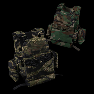Chaleco Táctico WOSPORT MOLLE V5 de Liberación Rápida con Cinturón Elástico y Triple Portacargadores para Juegos de Airsoft - Product Image 1