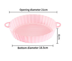 Tappetino in Silicone Premium per <span class=keywords><strong>Friggitrice</strong></span> <span class=keywords><strong>ad</strong></span> <span class=keywords><strong>Aria</strong></span> e Stampo per Torte Antiaderente, Resistente al Calore, Riutilizzabile, Facile da Pulire, per Cottura Sana - Product Image 2