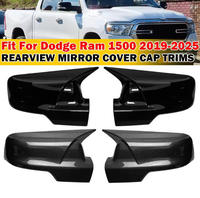 For Dodge Ram 1500 2019-2025 Car Sticker Rearview Side Mirror Cover Wing Cap Exterior Case Trim Accessories Vehicle Decoration