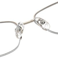 Montures optiques en métal semi-cerclées de luxe avec logo personnalisé, montures de lunettes en acétate tendance pour femmes, ensemble de lunettes de vue