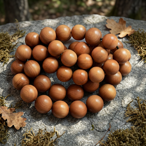 Perles spirituels en bois de santal, bois de santal indien, lecteur multimédia - Product Image 1