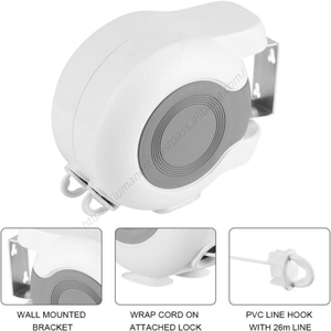 Vente en gros de cordes à linge doubles rétractables, cordes à linge robustes rétractables, cordes à linge - Product Image 5