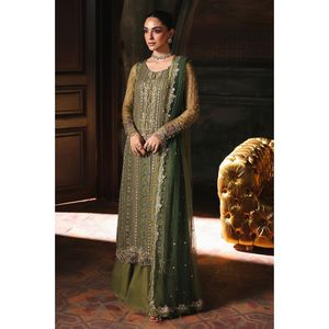 Traje de 3 piezas sin coser de chifón bordado de lujo Charizma – Colección Dastan‑e‑Jashan |   Ropa Formal Pakistaní de Primera Calidad - Product Image 1