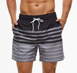 New Wholesale Summer Men's Casual Mid Woven Anti-Wrinkle Board <strong>Shorts</strong> Quick Dry Print Beach Swim <strong>Shorts</strong> - Product Image 2