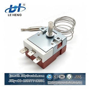 Thermostat capillaire 30~110°C pour <span class=keywords><strong>chauffe</strong></span>-<span class=keywords><strong>eau</strong></span> domestique, régulateur de température électrique pour bouilloire, machine à laver, cuisine - Product Image 3
