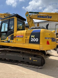 รถขุดโคมัตสึ PC200 ขนาด 22 ตัน พร้อมบุ้งขุดสีเหลือง อุปกรณ์ก่อสร้างสำหรับงานหนัก เครื่องยนต์อีซูซุ วาล์วไฮดรอลิก ENERPAC - Product Image 2