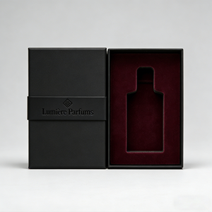 Premium Custom Magnetic Closure Boxes for Perfume Luxury Beauty Brands Rigid Paper Box Velvet Silk Lining Four-Color Printing - Product Image 3