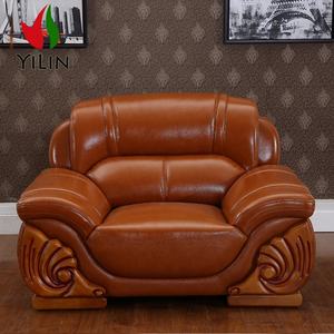 A908 أريكة الأثاث تاجر الجملة أريكة لغرفة المعيشة قطاعات أريكة جلدية أصلية الحديثة Loveseat Canape صالون كاملة أون Cuir - Product Image 4
