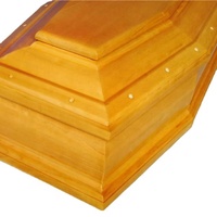 Ataúd Funerario de Madera de Paulownia Hecho a Mano de Estilo Europeo, Diseño Personalizable, Capacidad de 220 Pulgadas Cúbicas, Ecológico
