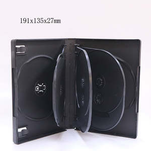 25mm 10 Disc Black PP <b>DVD</b> Case Foldable Multi Disc <b>Storage</b> <b>Box</b> for CD VCD <b>DVD</b> Wedding Car Mount Use - Product Image 5