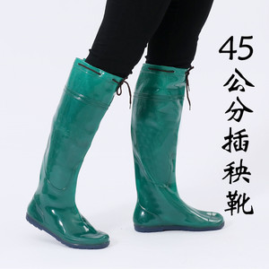 Rice planting water shoes for women and men, paddy field <b>socks</b>, high-top rain <b>boots</b> for farmland, soft-soled rubber <b>boots</b> for - Product Image 5