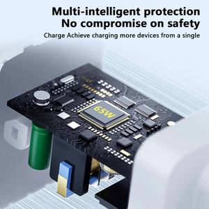 Bingoelec 65W siêu nhanh sạc cổng phổ <span class=keywords><strong>Android</strong></span> & <span class=keywords><strong>Iphone</strong></span> Ổ cắm hiệu quả cao phích cắm & ổ cắm - Product Image 4