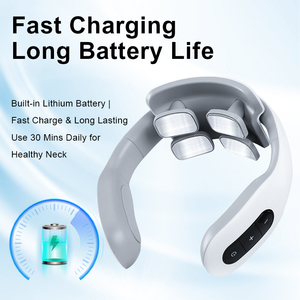 Bulk Order Heated Rechargeable EMS Massager 180mAh Battery Automatic Shoulder Massager 20 Speed Levels Wireless Neck Massager - Product Image 6