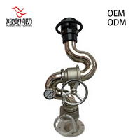 Canon à eau manuel fixe haute pression en acier inoxydable SS304 robuste Hong'an pour applications industrielles et marines