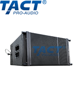 Système de sonorisation professionnel avec subwoofer de 18 pouces et enceintes Line Array pour événements extérieurs et églises