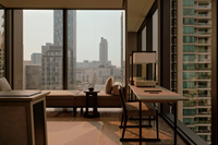 Fünf-Sterne-Präsidenten-Suite Hotel Maßgefertigtes Modernes Luxus-Schlafzimmer & Esszimmer-Möbelset Kingsize-Bett für Villa Wohnzimmer-Eastmate