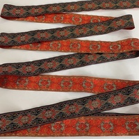 Ruban tissé jacquard personnalisé, écologique, 100% polyester, pour étiquettes de vêtements