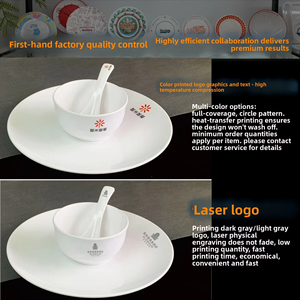 Assiettes en mélamine blanches de 6 pouces, assiettes plates, assiettes à <span class=keywords><strong>dessert</strong></span>, assiettes d'accompagnement, <span class=keywords><strong>service</strong></span> hôtelier, assiettes rondes incassables et durables - Product Image 4