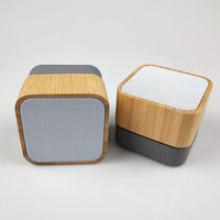 Haut-parleur Bluetooth sans fil en bois Hotselling pour cadeau personnalisé OEM ODM Mini barre de son Portable WS Studio LED SpeakerT