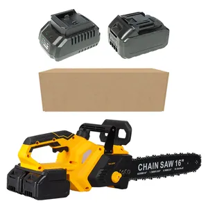 Cơ khí tay Chainsaw với hiệu quả cao 16 inch tại Trung Quốc nhà máy lithium có thể sạc lại pin Chain Saw