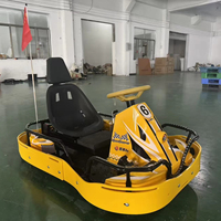 Nuevo Diseño de Go Kart Eléctrico con Batería de Litio de 36V, Velocidad Máxima de 30KM/H y Capacidad de Carga de 90kg para Uso en Exteriores