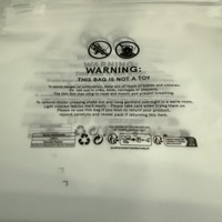 Sac à fermeture éclair en CPE dépoli pour l'emballage de vêtements, chaussures, chaussettes - PVC PE translucide dépoli pour maillots de bain et bikinis pour bébés - MOQ 100 pièces