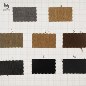 Giá bán buôn sợi nhuộm mô hình nặng trọng lượng 310gsm dệt pha trộn len xương cá vải cho phù hợp với áo khoác Hàng may mặc - Product Image 3