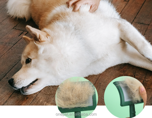 Professional Stainless Steel <b>Pet</b> Hair <b>Brush</b> Custom Size Curved Long Pin Dog Grooming Tool Handle Slicker <b>Brush</b> for Animal Care - Product Image 4