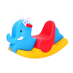 Hot Sale Toddler Plastic Animal Rocking Chair Slide 4-in-1 Baby Birthday Gift Toys Kids Cartoon Indoor Toy