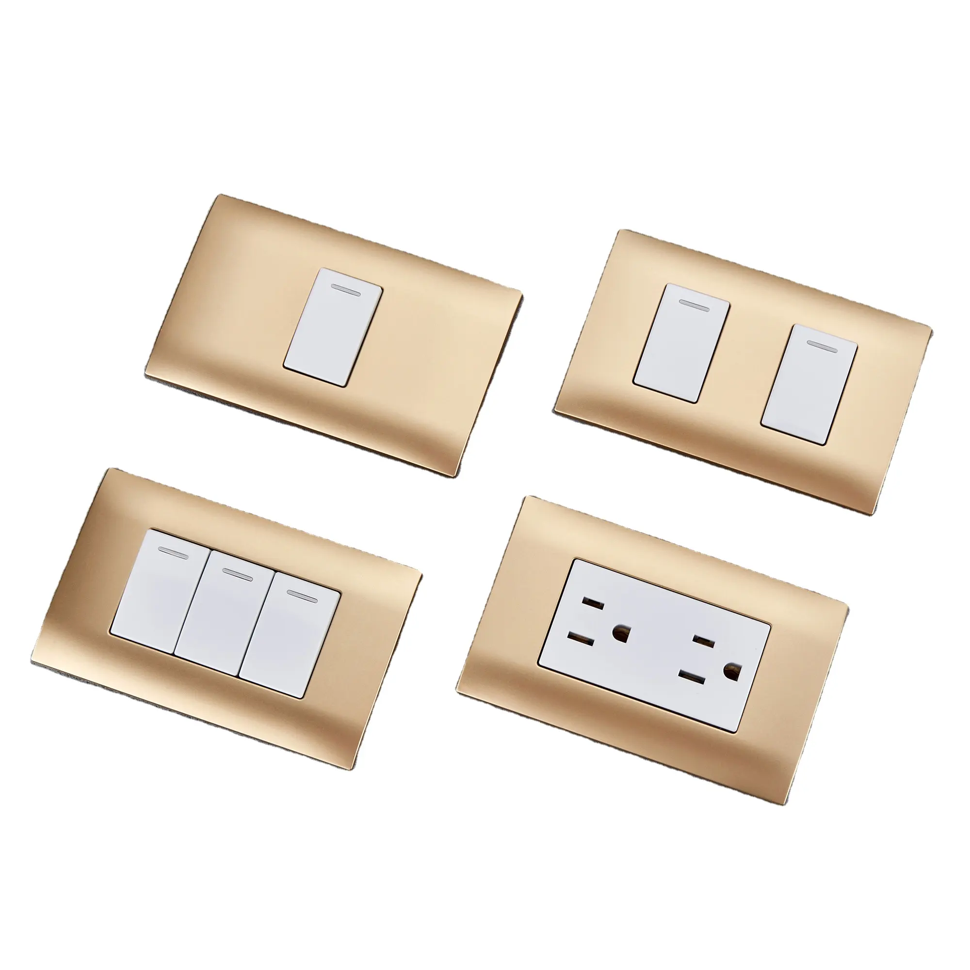 AH Series USA And Italy Standard Electrical Light Switch Wall Switch