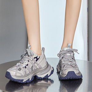 2026 New Winter Women's Sports <b>Shoes</b> Retro Tide Air Mesh Breath Light Weight Height Increasing <b>Soft</b> Thick Sole Walking Style - Product Image 3