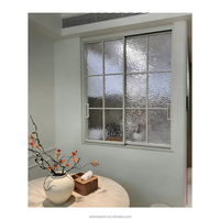 Mampara Plegable Moderna de Aleación de Aluminio, Ventana Corredera Insonorizada y Persiana Enrollable para Cocina y Sala de Estar