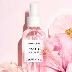 HANLINGER Marque Privée Vente en Gros <span class=keywords><strong>Eau</strong></span> <span class=keywords><strong>de</strong></span> <span class=keywords><strong>Rose</strong></span> Végétalienne Bio Hydratante Éclaircissante & Blanchissante Liquide Soin <span class=keywords><strong>de</strong></span> la Peau Tonique <span class=keywords><strong>Visage</strong></span> en Spray - Product Image 3