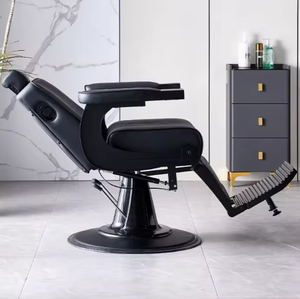 Las Mejores Sillas de Salón en Venta, con Estructura Metálica, Silla de Peluquería para Hombres, Silla de Barbería para Hombres en Salón de Belleza - Product Image 5
