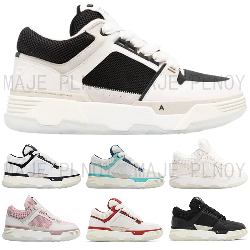 Designer Luxury MA-1 White Black Leather Rubber Casual Shoes Designer Trainer Shoes Men Walking Style Shoes