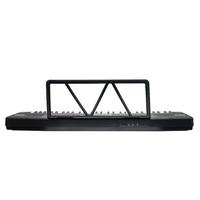 HUASHENG Portable Piano 61 Keys Electric Keyboard Electric Organ Piano Keyboard with Microphone, Power Supply, Stickers